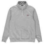 Dickies Oakport Quarter Zip Sweater Grijs