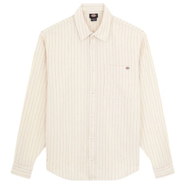 Dickies Service Stripe Overhemd Off White