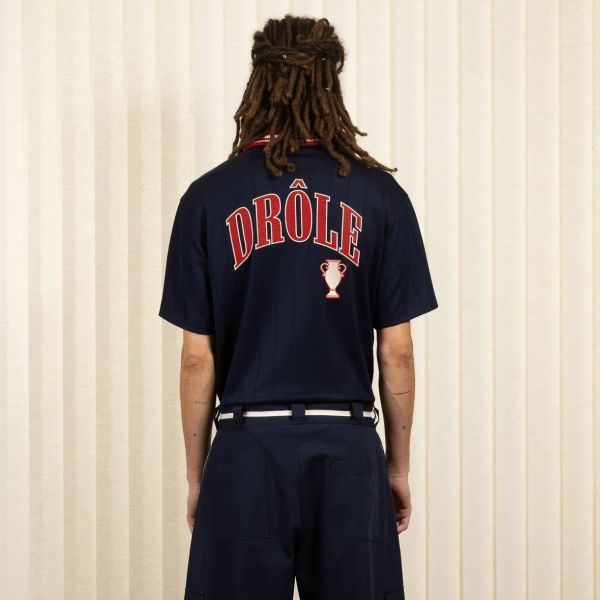 Drôle De Monsieur Drôle Sport Overhemd Navy