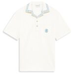 Drôle De Monsieur Pique Damier Polo Off White