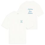 Drôle De Monsieur Slogan Cursive T-shirt Off White