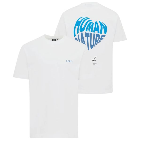 Genti Heart T-shirt Wit