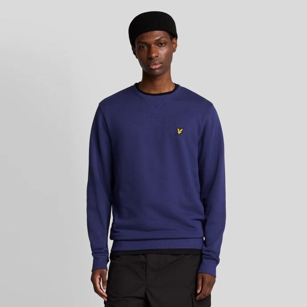 Lyle & Scott Crewneck Sweater Donker Blauw