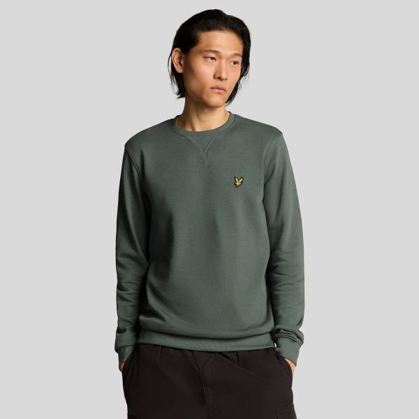 Lyle & Scott Crewneck Sweater Donker Groen