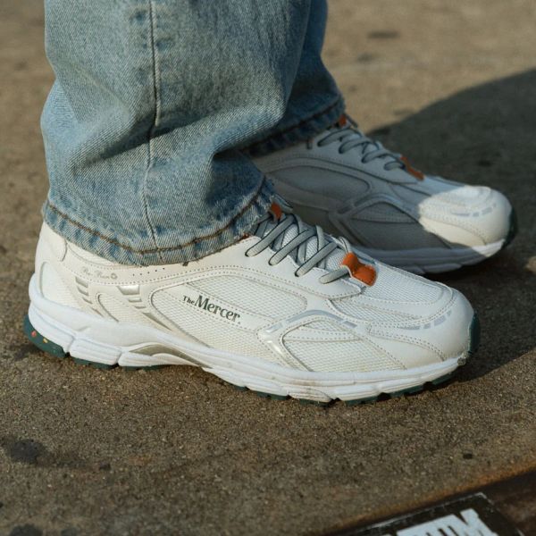 Mercer Amsterdam The Re-Run City Sneaker Wit/Oranje