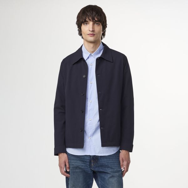 NN.07 Zander Overshirt Navy