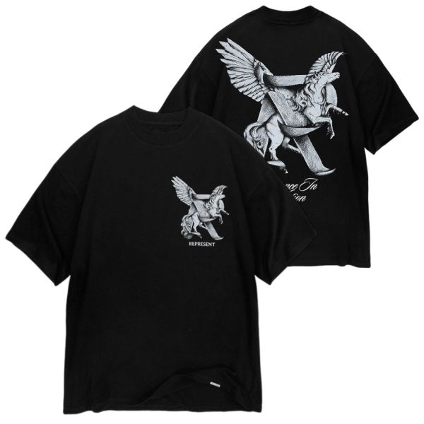 Represent Elegance In Motion T-shirt Zwart