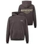 Represent Owners Club Hoodie Grijs/Geel