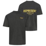 Represent Owners Club T-shirt Grijs/Geel