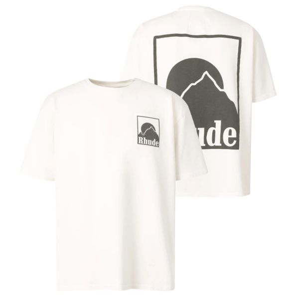 Rhude Moonlight Badge T-shirt Off White