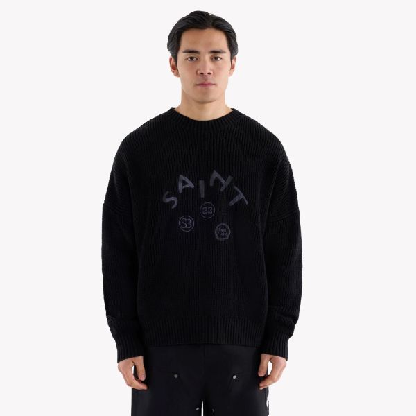Saint Blanc Refocus Knitted Sweater Zwart