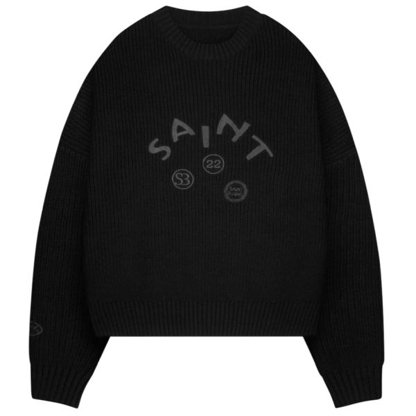 Saint Blanc Refocus Knitted Sweater Zwart