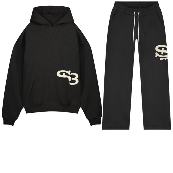 saint blanc trainingspak zwart