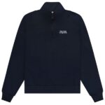 The New Originals Emblem Half Zip Sweater Navy