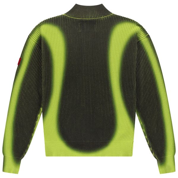 The New Originals Fisherman Rib Knit Vest Groen/Zwart