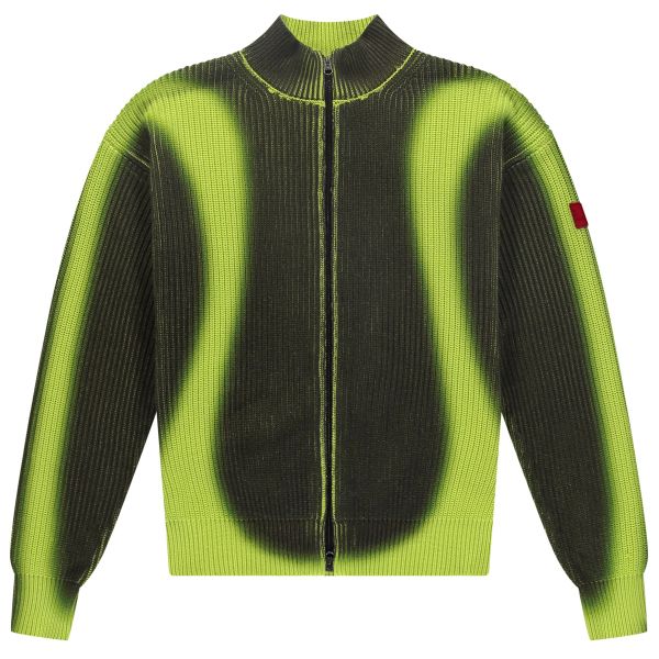 The New Originals Fisherman Rib Knit Vest Groen/Zwart
