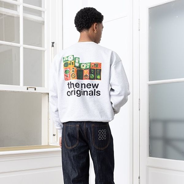 The New Originals Soundsystem Sweater Grijs