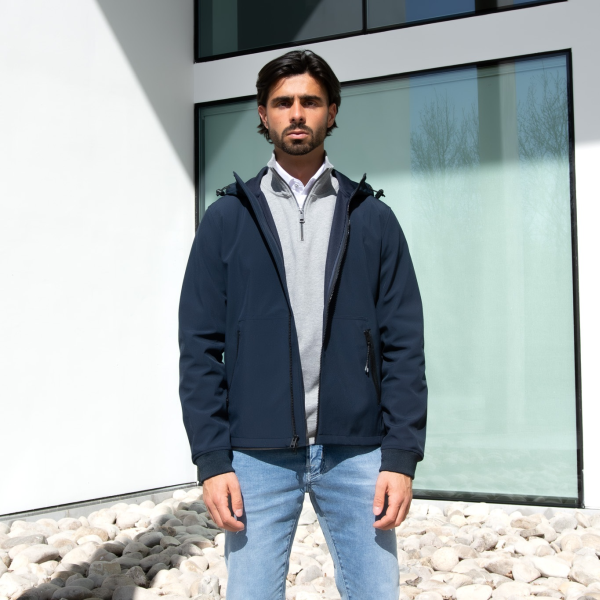 Woolrich Soft Shell Jack Navy