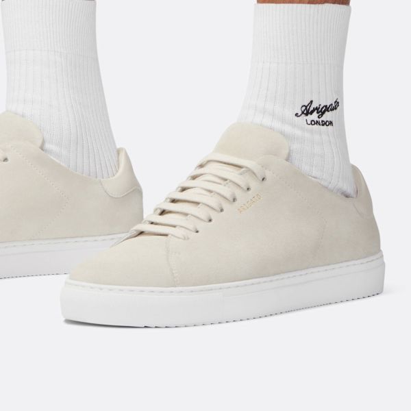 Axel Arigato Clean 90 Suede Sneaker Off White