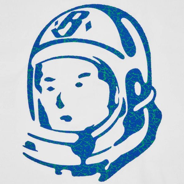 Billionaire Boys Club Cracked Flock Print Astro T-shirt Wit