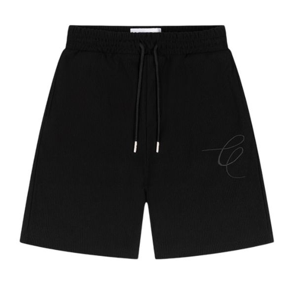 Croyez Ribbed Korte Broek Zwart