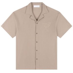 Croyez Ribbed Overhemd Beige