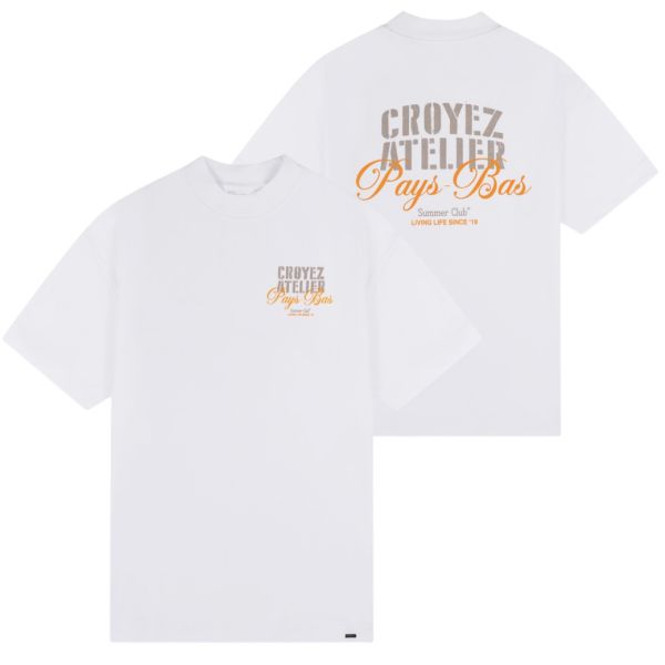Croyez Summer Club T-shirt Wit
