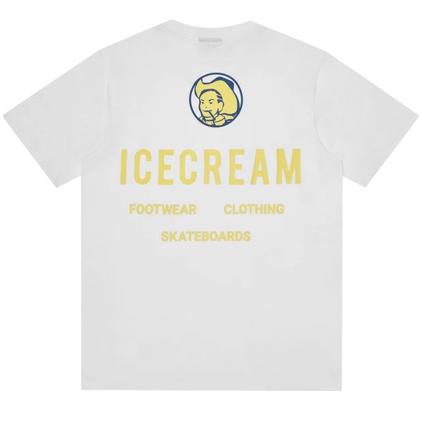 Icecream Cowboy T-shirt Wit