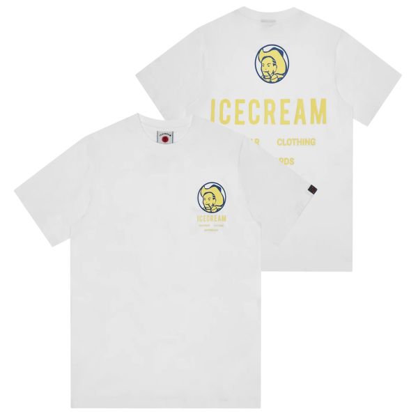 Icecream Cowboy T-shirt Wit