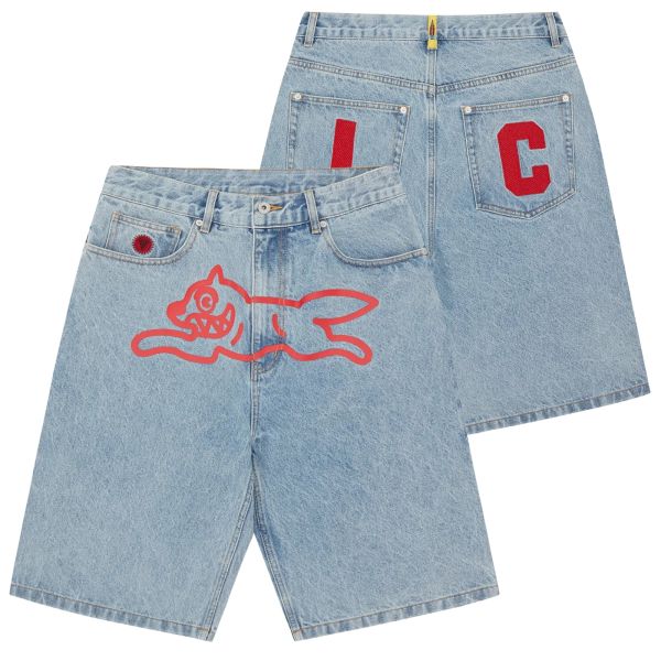 Icecream Running Dog Korte Broek Licht Blauw
