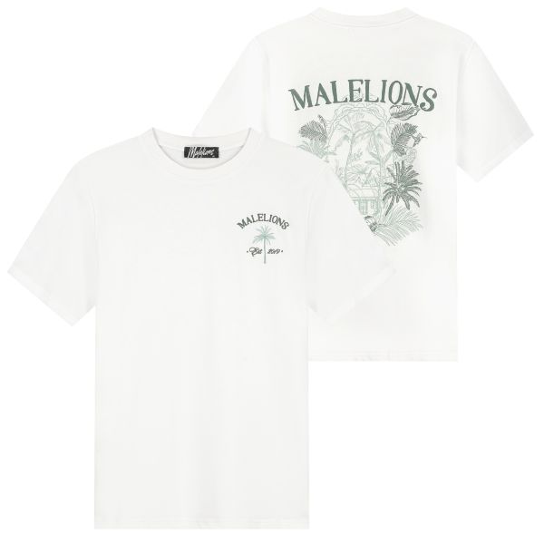 Malelions Jungle T-shirt Wit