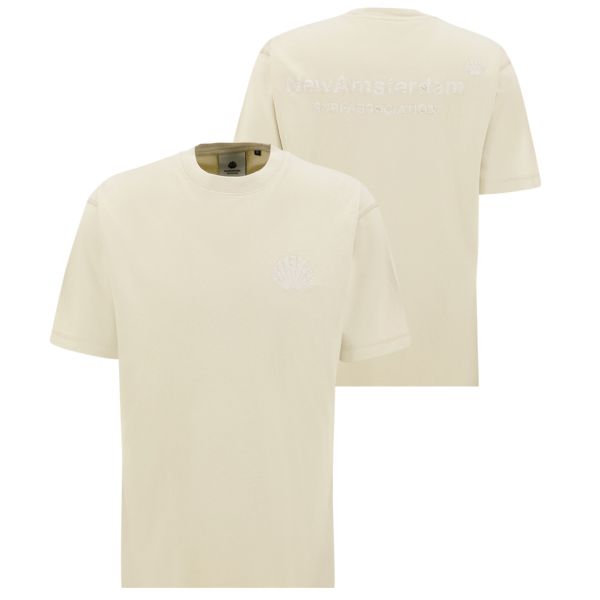New Amsterdam Surf Association Logo Washed T-shirt Beige