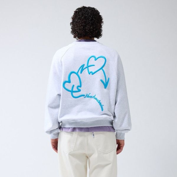 New Amsterdam Surf Association Love Connect Sweater Grijs