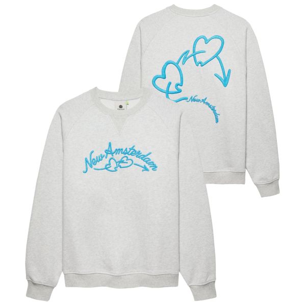 New Amsterdam Surf Association Love Connect Sweater Grijs