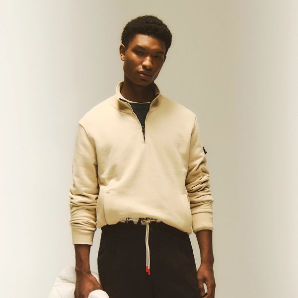 Peuterey Dory Half Zip Sweater Beige