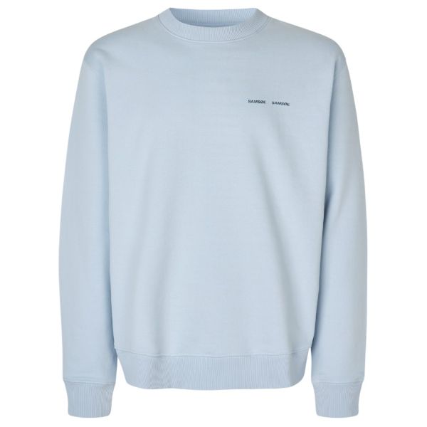 Samsøe Samsøe Norsbro Sweater Licht Blauw