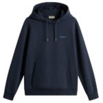 Woolrich Graphic Hoodie Navy