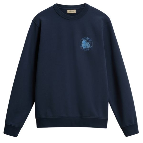 Woolrich Graphic Sweater Navy