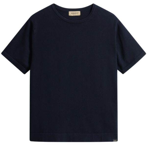 Woolrich Knitted T-shirt Navy