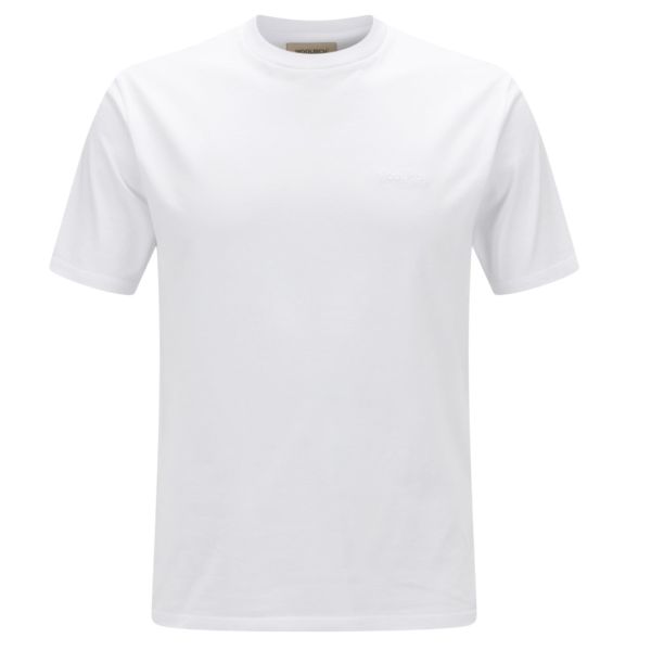 Woolrich Premium Jersey Logo T-shirt Wit