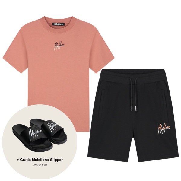 Malelions split zomerset coral zwart