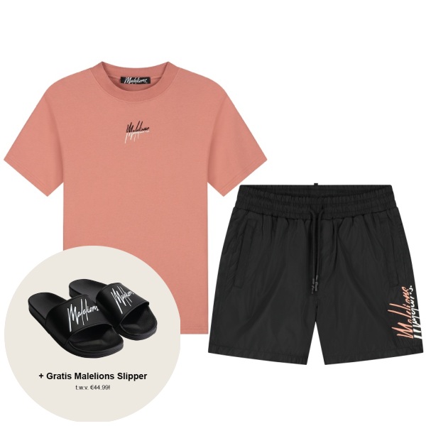 Malelions split zomerset coral zwart2