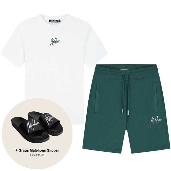 Malelions split zomerset wit donker groen