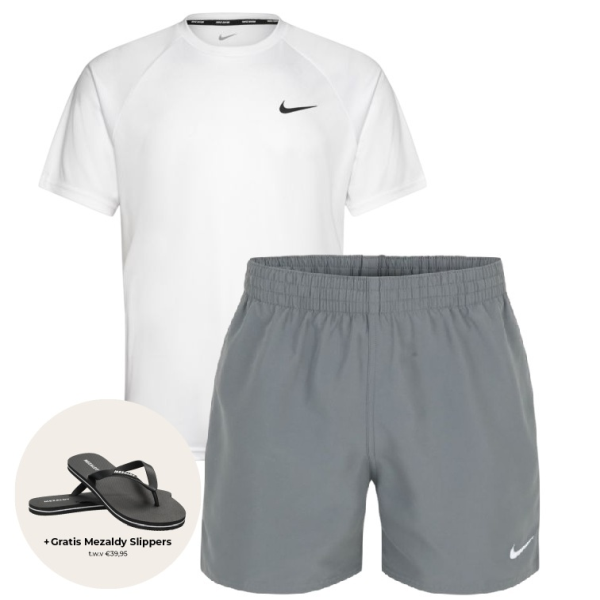Nike essential hydroguard zomerset wit grijs