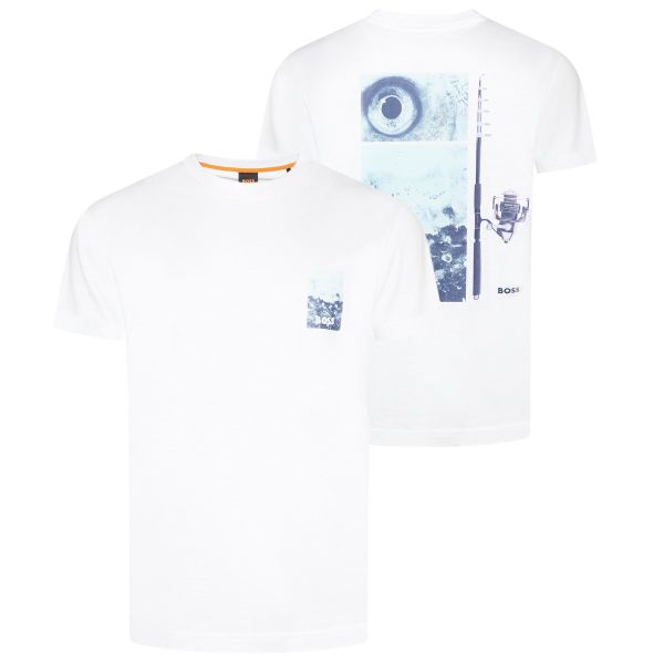Boss Numbers T-shirt Wit