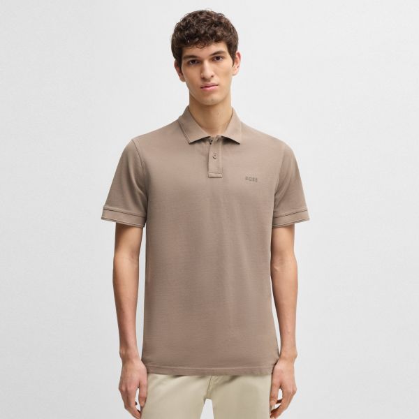 Boss Prime Polo Licht Bruin