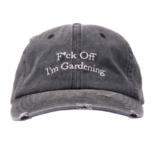 Bram's Fruit Gardening Distressed Cap Antraciet
