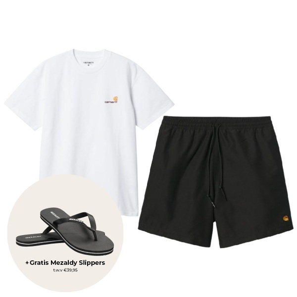 carhartt chase zomerset wit zwart