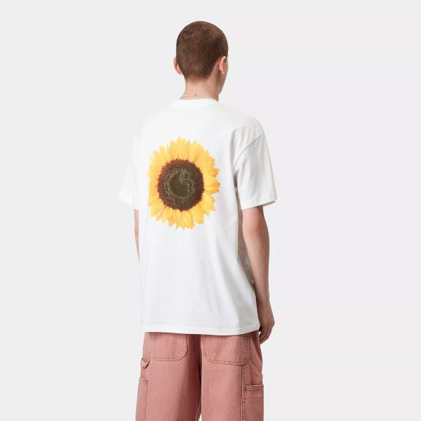 Carhartt WIP Sunflower T-shirt Wit