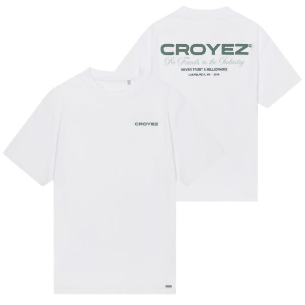 Croyez Artwork T-shirt Wit
